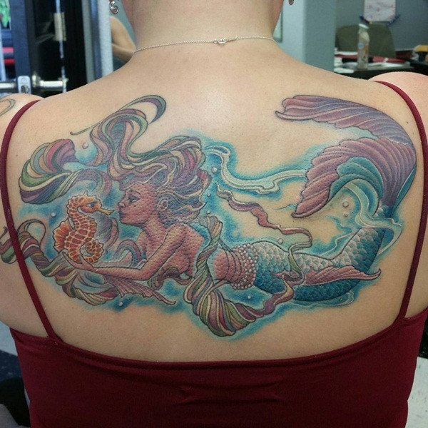 40 desenhos de tatuagem de sereia elegante 6 