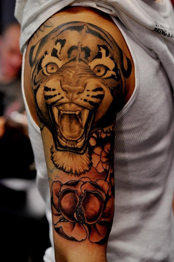 Desenhos de tatuagem de tigre para homens (21) 