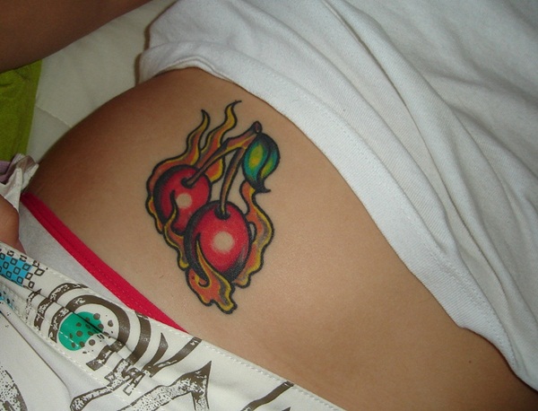 Desenhos de tatuagem de fruta (42) 