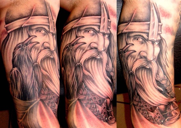 Desenhos e significados do tatuagem Viking ousado 25 