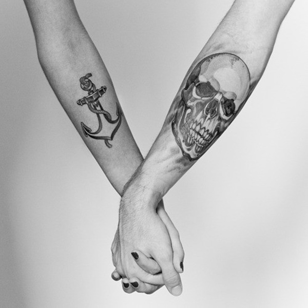 desenho de tatuagem de casal (74) 