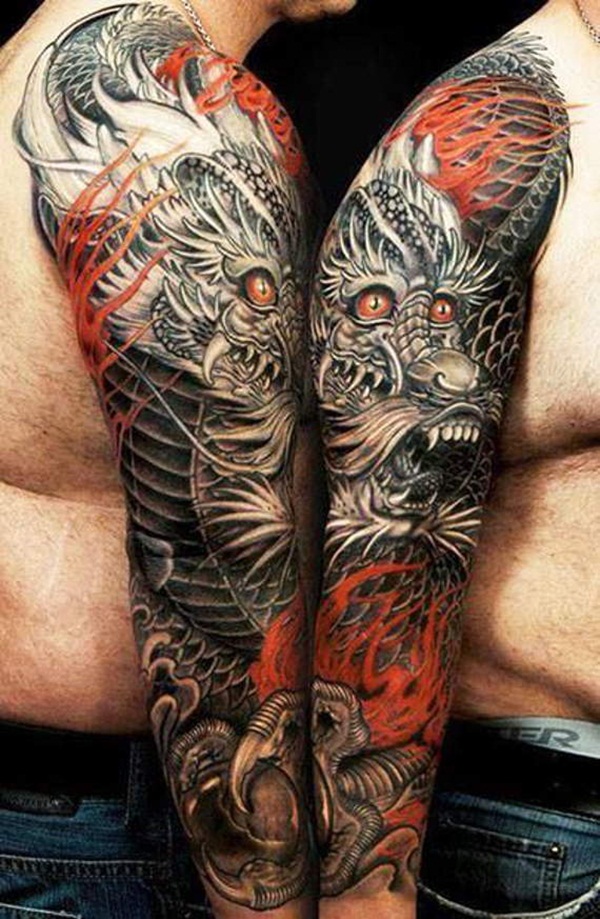 Tatuagens braço incrível para meninos 10 
