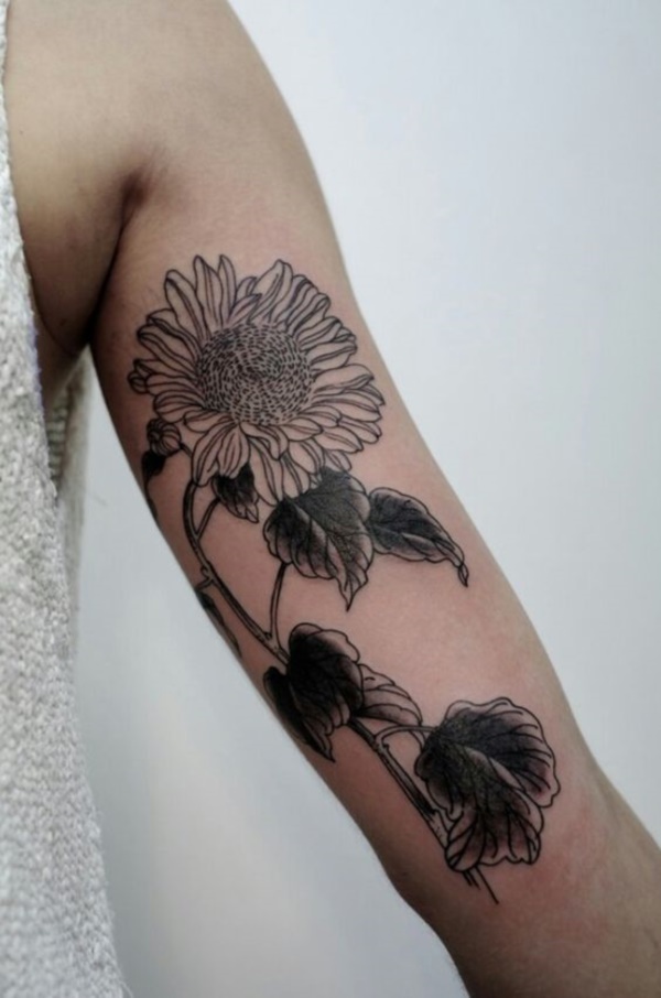 tatuagem de folhas design0751 