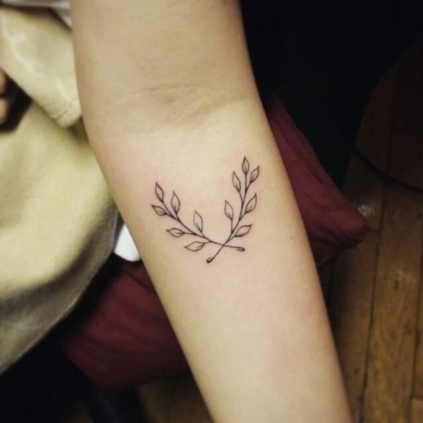 tatuagem de folhas design0641 