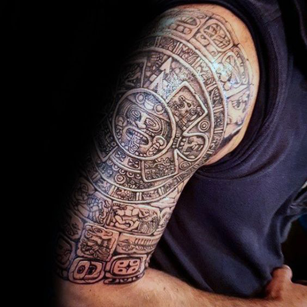 2018 tatuagem maia tribal 