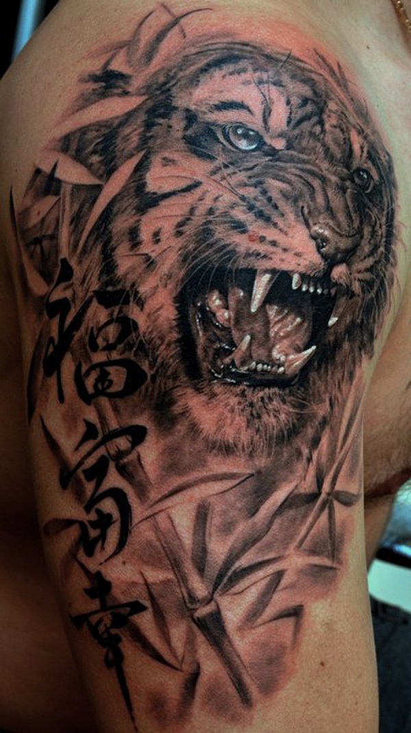 Desenhos de tatuagem de tigre para homens (17) 