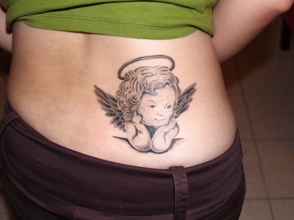 Desenhos de tatuagem de anjo e idéias18 