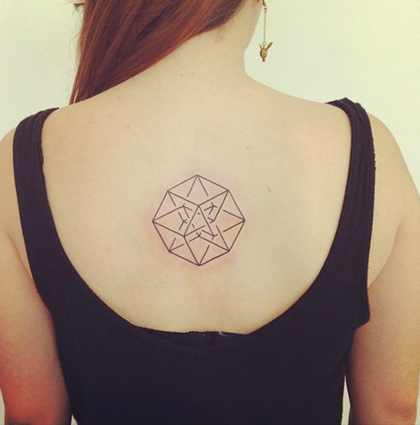 Desenhos de tatuagem geométrica e idéias50 