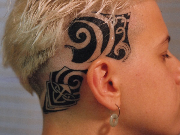 Tatuagens e Inspirações de Tatuagem em Cabeça Negrito 29 