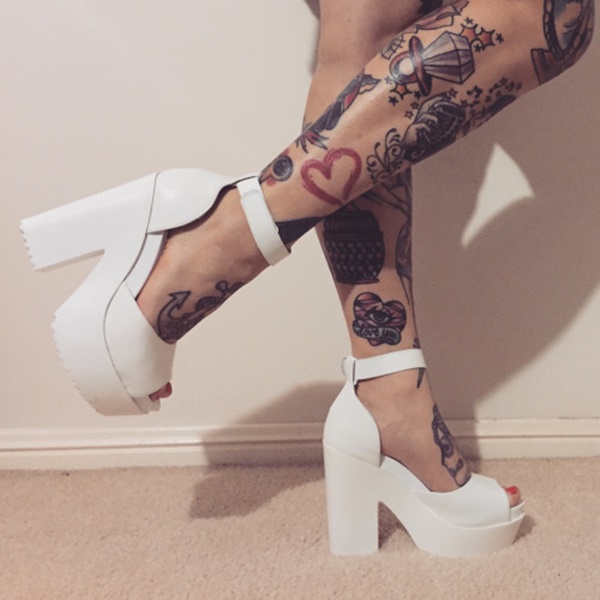 projetos "sexy" do tatuagem do pé das mulheres (15) 