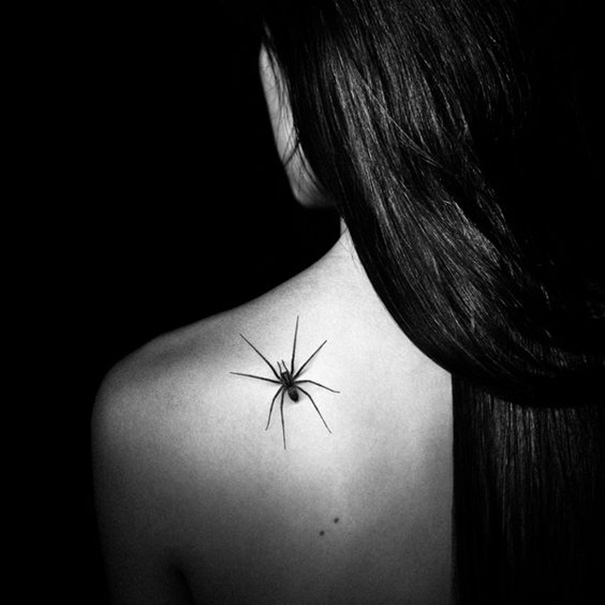tatuagens de aranha louco 