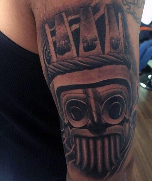 tatuagens astecas para homens 