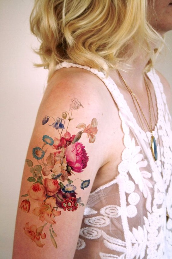desenhos de tatuagem de flores (15) 