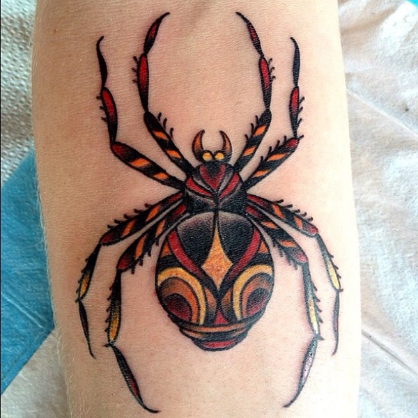 35 desenhos de tatuagem de aranha e idéias 4 