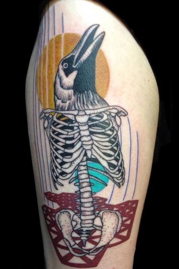 desenho de tatuagem de pássaro (75) 