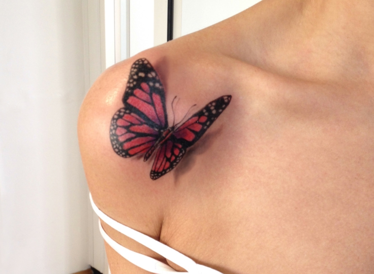 borboletas tatuagens-3D-ideias-originais 