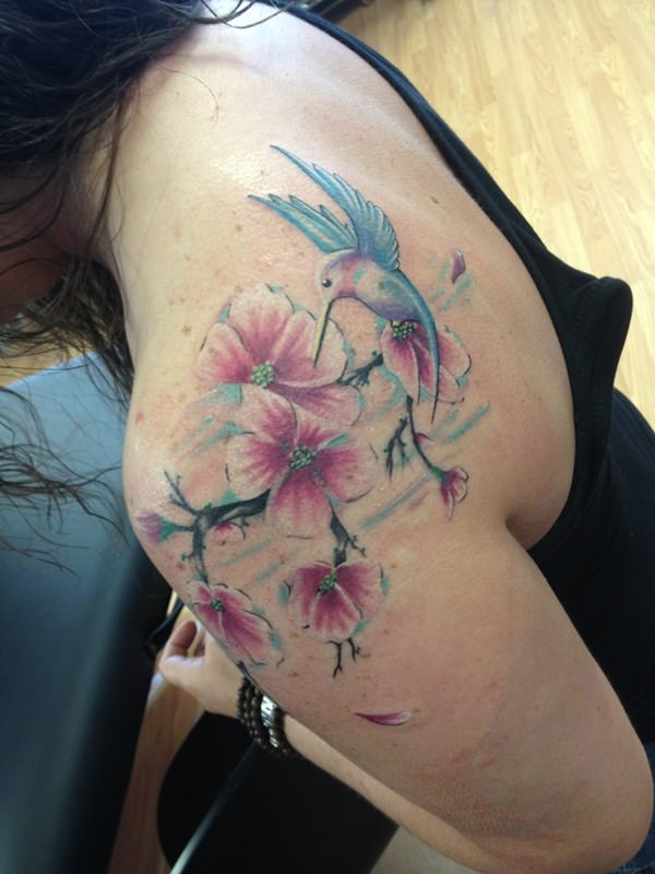 tatuagens de flor de cerejeira 