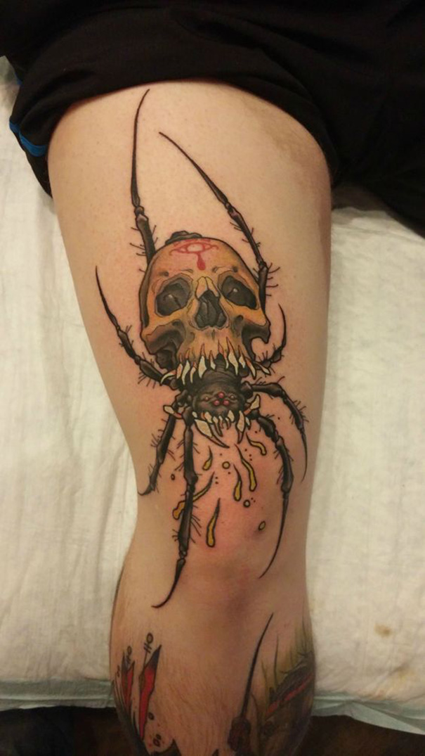 tatuagens de aranha 2018 