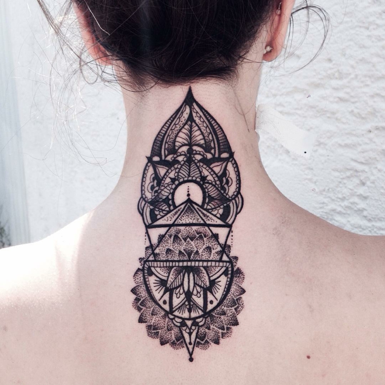 Formas geométricas super tatuagem 