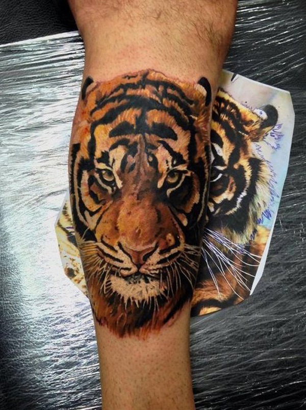 Desenhos de tatuagem de tigre para homens (12) 