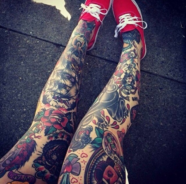 desenhos de tatuagem de perna sexy de mulheres (39) 