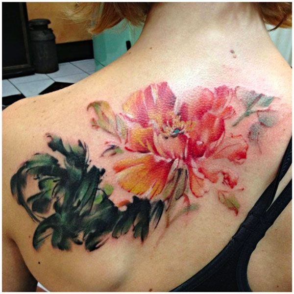 40 Bela Peônia Flor Tatuagem Significados e Idéias 22 