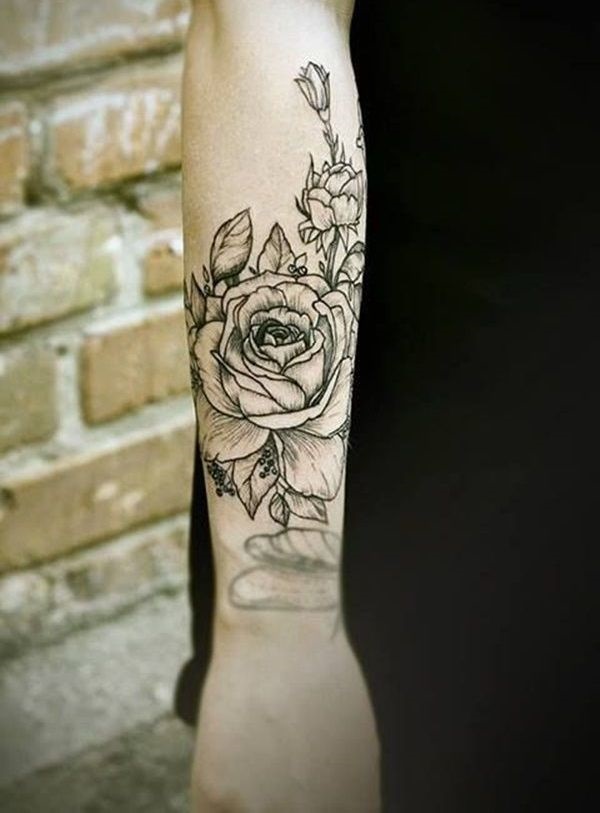 desenhos de tatuagem de flores (8) 