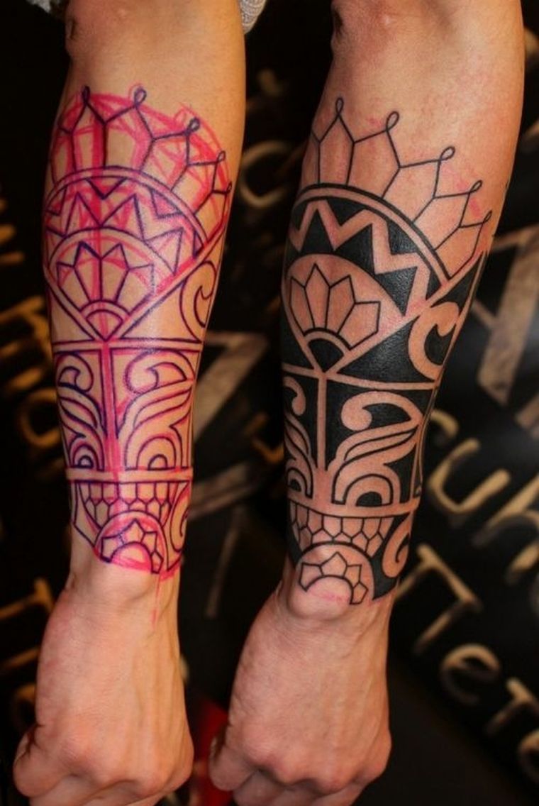 Tatuagens maori que significam padrões originais 