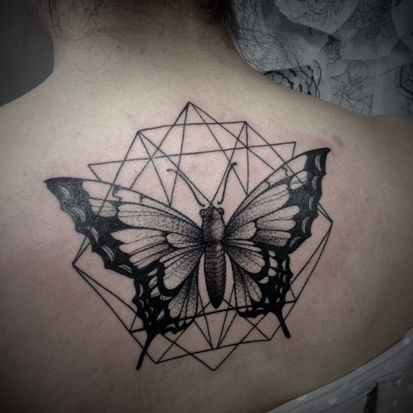 Tatuagem de borboleta bonito designs64 