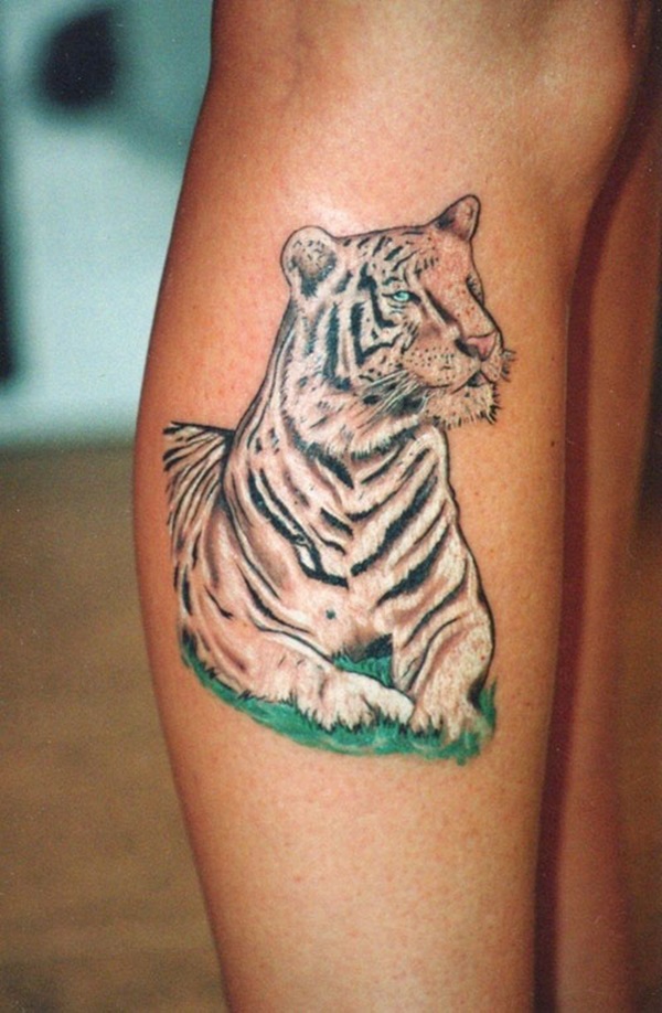 Desenhos de tatuagem de tigre branco e idéias 31 