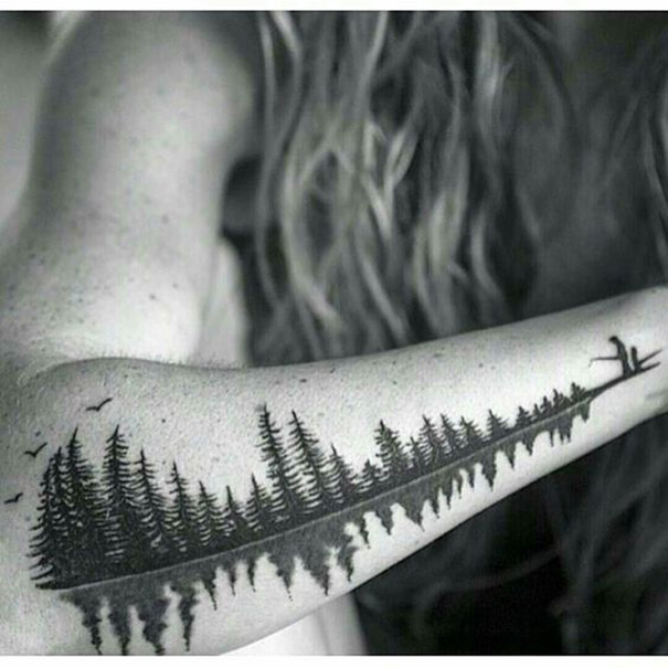 idéia de tatuagem de árvore 