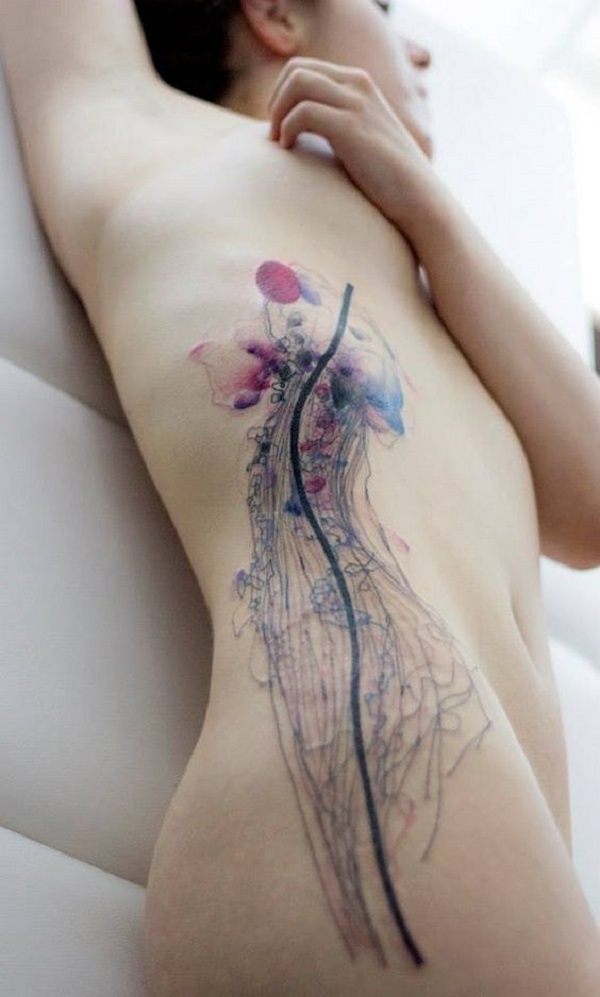 Tatuagem de água-viva 30 