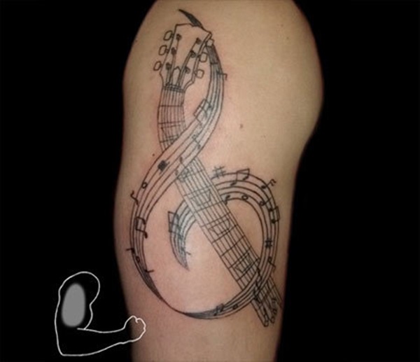 35 Melodious Music Notation Tattoos 26 