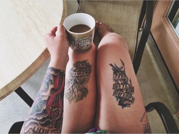 desenhos de tatuagem de perna sexy de mulheres (28) 