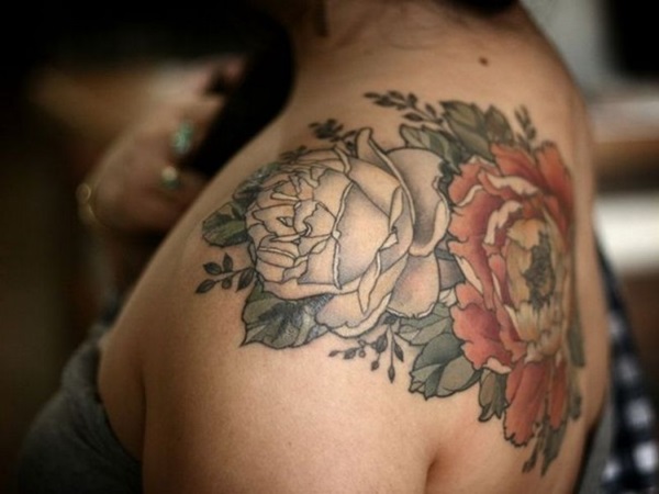 40 significados e idéias bonitos do tatuagem da flor da peônia 12 
