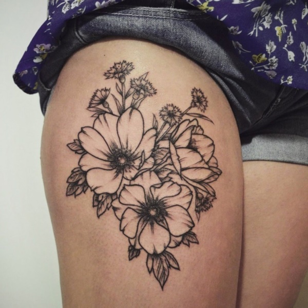 Belos desenhos de tatuagens florais que vão explodir sua mente0461 