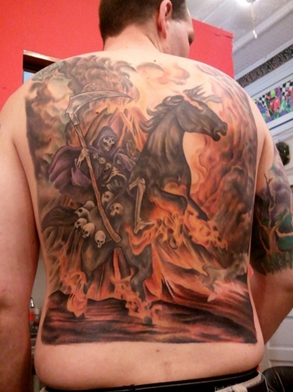 35 Daring Grim Reaper Tattoo Ideas e Significados 7 