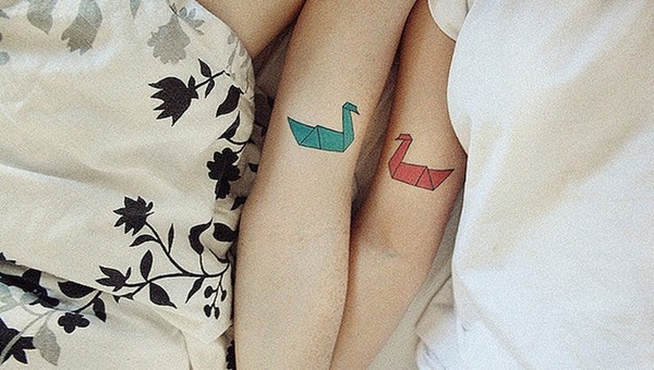 Desenhos de tatuagem de casal 19 
