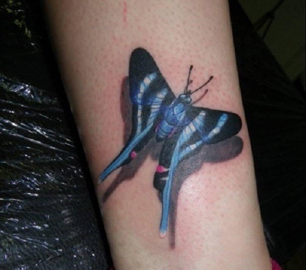Tatuagem de borboleta 3D 37 