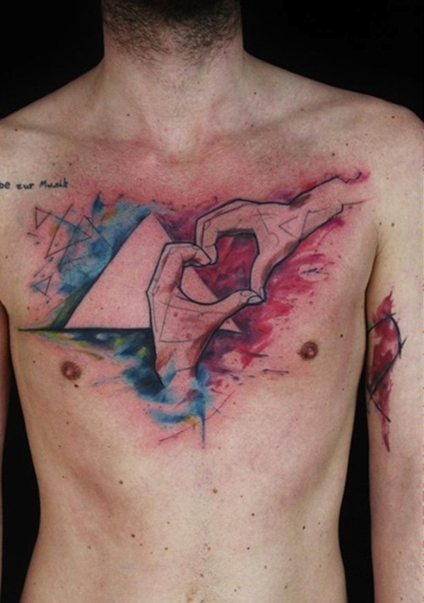 desenhos de tatuagem de coração 34 