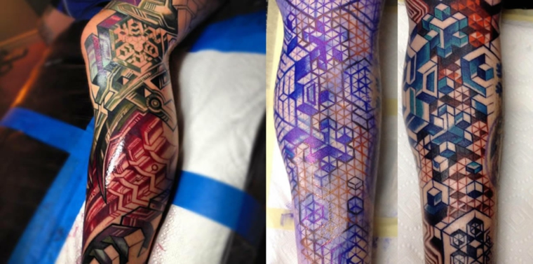 tatuagens-em-3D-várias opções-estilo moderno 