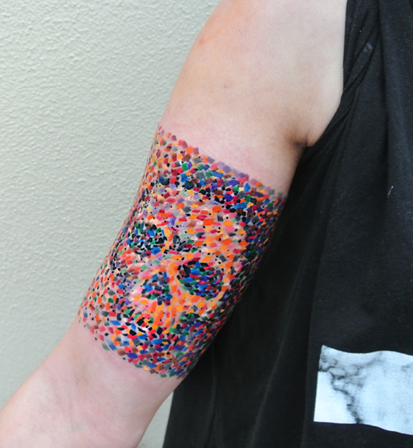 tatuagem de caveira em aquarela tattoo-15 