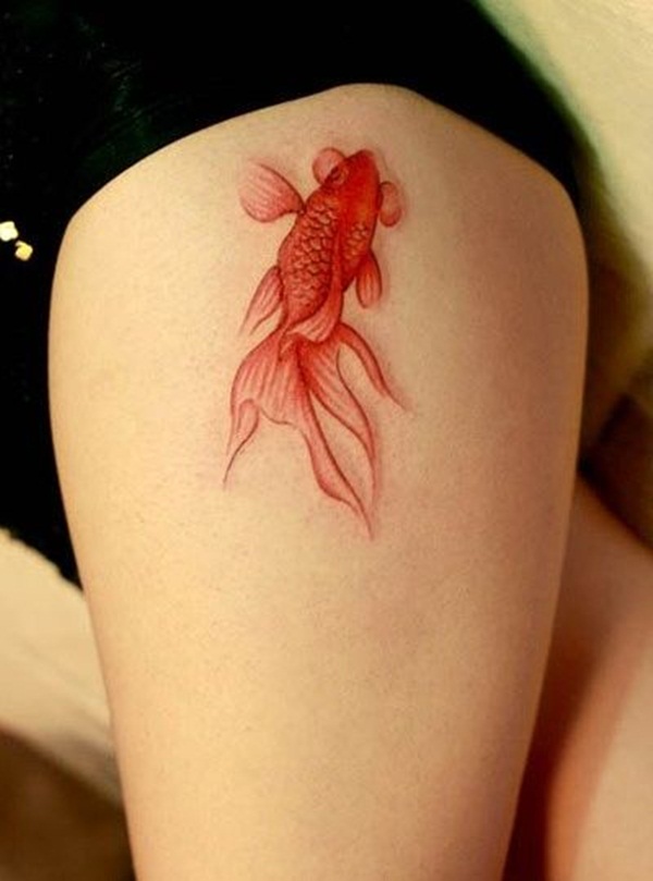 tatuagem de tinta vermelha (48) 