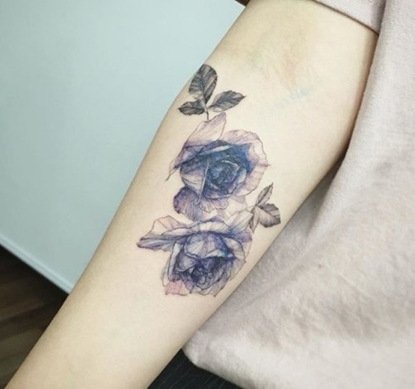 desenhos de tatuagem de flores (68) 