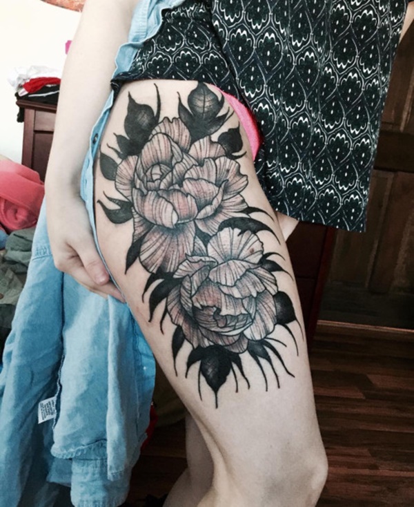 desenhos de tatuagem de flores (75) 