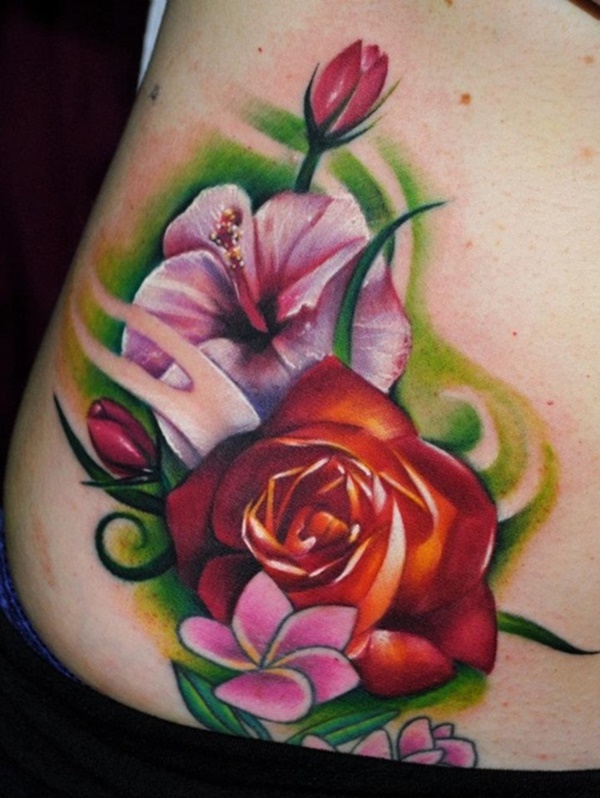 desenhos de tatuagem de flores (36) 