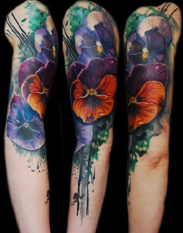 Tatuagem de orquídea 19 