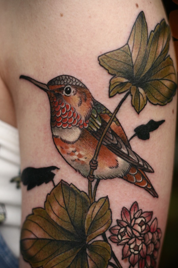 Desenhos de tatuagem de pássaro (87) 