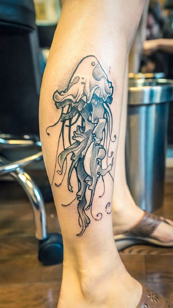 Tatuagem de água-viva 12 