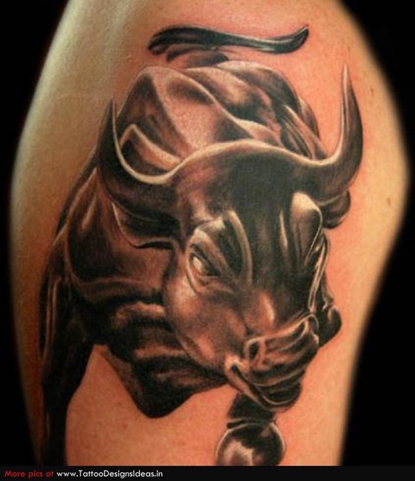35 desenhos de tatuagem de touro e idéias 26 